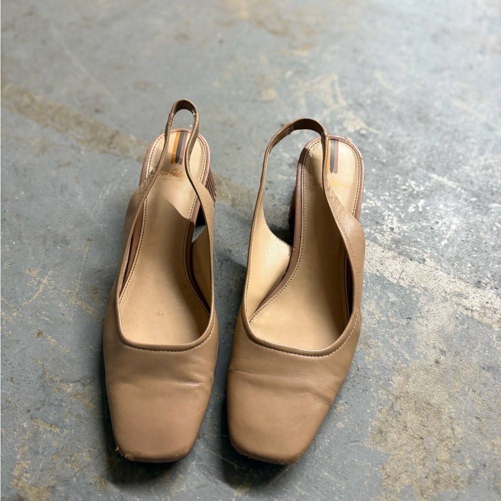 Sam Edelman Tan Slingback Heels